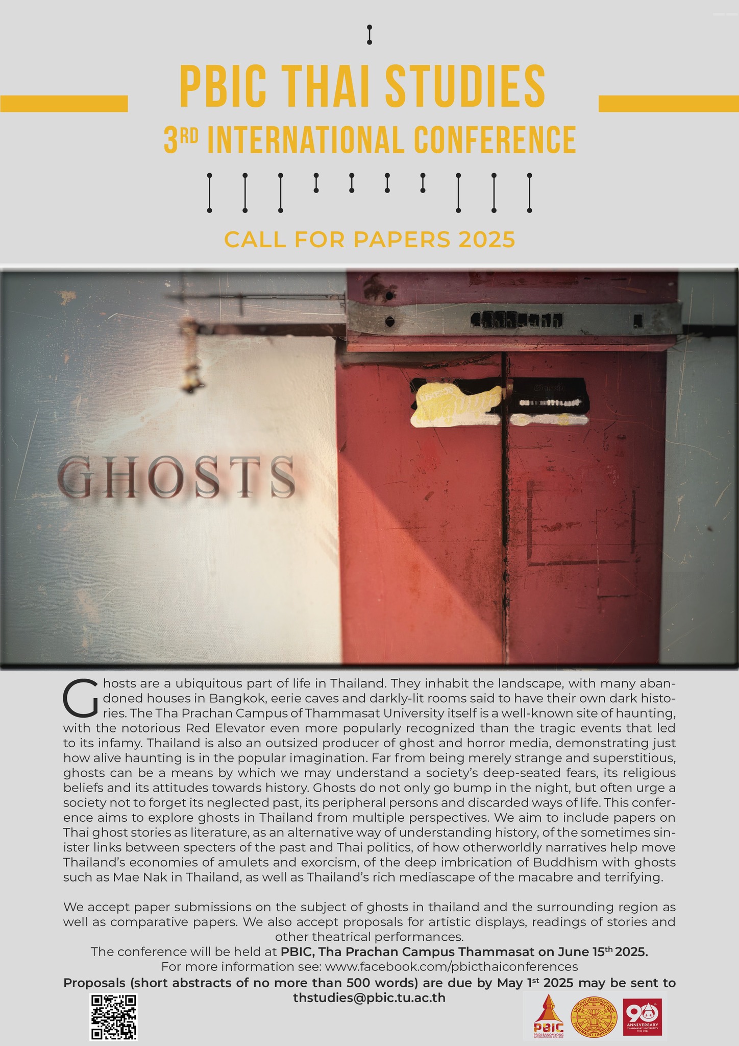 Academic conference on “Ghosts”